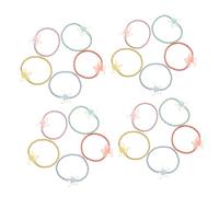 Didiseaon 20piezas Bandas Elásticas Pelo Unidades Para Niñas Dijes Accesorio De Cabello