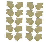 Didiseaon 20piezas Parches De Moxibustión Para Pasta De Ajenjo Parche Ergonómico Para Aliviar Dolores El Hombro