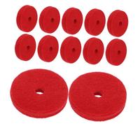 Didiseaon 24 Piezas Pads de Platillos de Fieltro Arandelas de Fieltro para Soporte de Platillo de Percusión Accesorios para Batería de Jazz