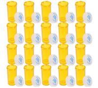 Didiseaon 25 Botellas para Medicamentos de 13 Ml Tapa Sellada, Mini Frascos de Medicina de PP Portátiles y Resistentes, Ideales para Viaje y Almacenamiento Seguro