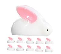 Didiseaon 25 Piezas Miniaturas Conejito Figuras Adorables de Resina para Decoración de Micro Paisajes y Jardines Estatuillas Ligeras y Detalladas para Adornar Césped y Espacios Pequeños