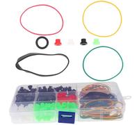Didiseaon 270piezas Kit Maquillaje Permanente Bandas Goma Alfiler Falda Antivibración Estuche Color Aleatorio