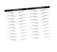 Didiseaon 2hojas Pegatina Cejas Parche Cejas Artificiales Herramientas Maquillaje Fácil Crear Forma