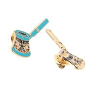 Didiseaon 2piezas Accesorios De Broches De Cafetera Esmaltadas Prendedores De Dibujos Animados Para Mochilas Ropa y Cuellos Para Cafeterías y Fiestas