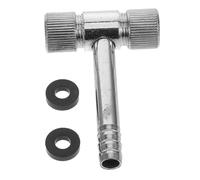 Didiseaon 2piezas Boquillas Inflador Neumáticos Adaptador Bomba Aire Coche Bici Moto