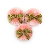 Didiseaon 2piezas Borla de Polvo Brillantina Borla de Felpa para Piel Delicada para Maquillaje de Ojos y Cara Uso Salón de Belleza o Hogar