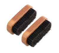 Didiseaon 2piezas Cepillo Para Barba De Madera Para Hombre Cepillo Para Alisar El Cabello y Limpiar Zapatos Incluye Mango De Madera De Haya Para Cuidado De Barba y Bigote Unidades