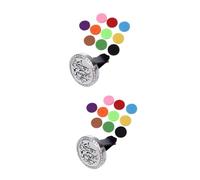 Didiseaon 2piezas Difusor De Perfume De Coche Con Clip De Diamante Láminas Aromáticas Para Crear Un Fresco y Elegante Tu Vehículo