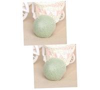Didiseaon 2piezas Esponja De Natural Matcha Verde Para Sensible Grasa y Propensa Al Acné Limpieza Profunda y Exfoliación De