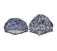 Didiseaon 2piezas Gorros de Enfermería Estampados Algodón Cómodo y Transpirable para Médicos Enfermeros Trabajo Quirófano SPA Chemo