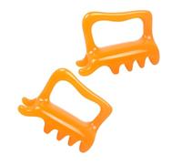 Didiseaon 2piezas Herramientas De Masaje Raspador Muscular Masajeador De Puntos Gatillo Para Aliviar Nudos Musculares Varita Masajeadora Manual Gua Sha Para Espalda y Hombros