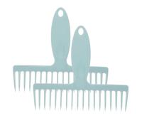 Didiseaon 2piezas Peine De Limpieza De Pelo para Escobas Herramienta De Eliminación De Pelo Portátil Diseño Ergonómico con Mango Cómodo para Alfombras Y Escobas