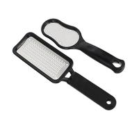 Didiseaon 2piezas Tabla De Lavar Los Pies Raspadores De Pies Portátiles Para Exfoliar y Pulir Herramienta De Pedicura Para Uso Casa o Viajando Color Negro