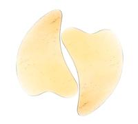Didiseaon 2piezas Tablero de Gua Sha para Cuidado Facial Raspador Facial de Cuerno de Buey Guasha para Lifting de Piel y Reducción de Bolsas de Ojos Masajeador de Belleza de Uso Diario
