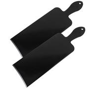 Didiseaon 2piezas Tablero De Teñir Pelo Profesional Grande De Plástico Para Coloración y Mechas Herramientas De Estilista Color Negro Para Técnicas Balayage y Freehand
