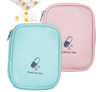 Didiseaon 2Piezas Viaje para con Organizador Práctico y Resistente Colores Múltiples Compartimentos para Primeros
