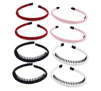 Didiseaon 3 Juegos De Accesorios Para La Cabeza Diadema Con Peine Y Para Niñas Uso Diario Diseño Dentado 8 Unidades X 3