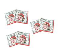Didiseaon 3 Juegos De Servilletas Navideñas Con Diseño Elegante De Papá Noel Papel De Seda Para Decoración De Cumpleaños Y Fiestas 20 Unidades X 3