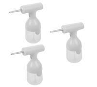 Didiseaon 3 Juegos Electrico Champú Limpiador Gel De Baño De Espuma Limpiador Facial Limpiador De Cara De Gel Limpiador Herramienta Burbujeante Abs.pp.