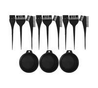 Didiseaon 3 juegos Kit de Teñido de Cabello con Bol Plegable y Pincel Profesional Herramientas para Coloración Uniforme y Mezcla sin Goteos para Uso Doméstico y Salón