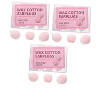 Didiseaon 3 Juegos Para Los De Viaje Auriculares Con Cancelación De Ruido Para Dormir Cancelado Dispositivo Earbuds Para Los De Cera Parafina 12 Uds * 3