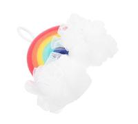 Didiseaon 3 Piezas Bola De Baño De Nubes Esponjas De Limpieza Para El Hogar Masajeador De Cuerpo De Malla Esponja De Baño Crema Compañero De Champú Para Niños Bebé Depurador Escarchado