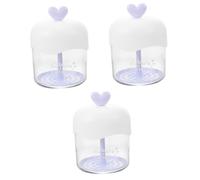 Didiseaon 3 Piezas botellas plastico botella plastico limpiadora facial botella rostro leche limpiadora máquina Maquina BURBUJAS chica el plastico