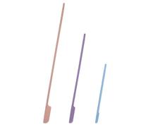 Didiseaon 3 Piezas De Espátulas De Silicona Para Belleza Espátulas Para Aspirar Limpiador De Raspador De Maquillaje Dispensador De Espátulas Mini Palillos Aplicadores De