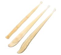 Didiseaon 3 Piezas Herramienta Para Limpiar Cerumen Palillo De Oído De Cuerno De Oveja Cucharas Para Cerumen Herramienta Para Limpiar Oídos Diaria