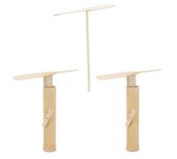 Didiseaon 3 Piezas Juguete Libélula de Bambú Voladora Juguete Creativo para Superficie Lisa y Segura Interactivo para Aire y Fortalecimiento de Lazos Familiares