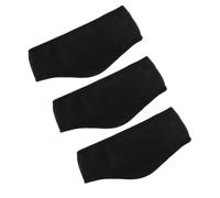 Didiseaon 3 Piezas Orejeras Insonorizadas para Dormir Calentador de Orejas Ajustable de Tela de Algodón Negro, Compactas y Cómodas para Estudiantes y Viajeros en Viajes Nocturnos