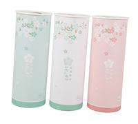 Didiseaon 3 Piezas Pañuelos De Papel Cilíndricos Para Coche Toallitas Faciales De Viaje Portavasos Para Coche Pañuelos Portátiles