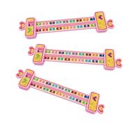 Didiseaon 3 Piezas Regla de Cálculo para Rosa con Números Claros y Diseño Científico para Educación Matemática Infantil Auxiliar y Juguetes Educativos