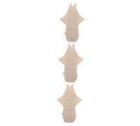 Didiseaon 3 Uds Aleta Festoneada Higiene Servilleta Regular Absorbente Lavable Toalla Sanitaria Toallas Sanitarias Lavables Almohadillas Menstruales Período Almohadilla De Tela Paño De Lino