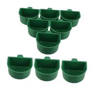 Didiseaon 30 Piezas Bebedero y Comedero para Loros con Abrazadera Comedero Colgante para Loros de Plástico Taza para Comida para Jaula de Pájaros