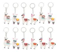 Didiseaon 30 Piezas Llavero de Alpaca Pvc y Metal y Metal