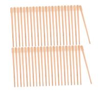 Didiseaon 300 Piezas Cera para Depilación Palitos de Madera para Cejas Palitos de Cera Nariz Espátulas Cosméticas para Depilación Facial