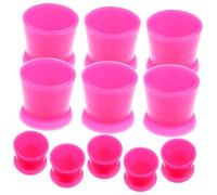Didiseaon 300 Piezas Taza De Taza De Pintura Tazas De Tinta Pigmentada Tazas De Tinta Gruesa Tazas De Tinta Para Tatuar Tatuando Tazas De Colores Gel De Sílice Rosy