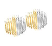 Didiseaon 32 Piezas clip rana bricolaje sujetador cola caballo pinza para el pelo la novia hair clips horquillas moño pasador pelo pasadores pelo clips para arcos Metal