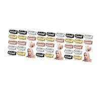 Didiseaon 36 Piezas Clip De Pelucas De De Cabello Clip De De Peine a Presión Clips De Boina Clips De Para Asegurar La Sin Coser Metálicos a Presión Metal