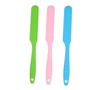 Didiseaon 3piezas Espátulas De Silicona Reutilizables Para Depilación De Rascadores Antiadherentes Para Cera Caliente Aplicador Para Corporal Salones y Casa