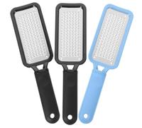 Didiseaon 3piezas Limas Acero Inoxidable Doble Cara para Eliminar Callos y Piel Muerta Herramienta de Pedicura para Suavizar Durezas Pies