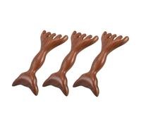Didiseaon 3piezas Masajeador De Cabello De Dientes Anchos Peine De Madera Herramienta Gua Sha Cepillo De Dientes Anchos Cuidado