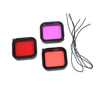 Didiseaon 3piezas Protector De Lente para Cámara De Filtros De Vidrio Templado con Recubrimiento Antirreflejos Compatible con Actividades Acuáticas como Buceo y Snorkel