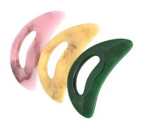 Didiseaon 3piezas Tabla De Raspar Facial Para Masajes Raspador De Relajación Corporal De Herramienta De Cuidado Piel Para Mujeres Guasha Masaje Facial Tabla De Raspado Hogar