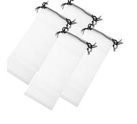 Didiseaon 4 Bolsas Plegables para Paraguas Pequeños Funda Protectora Transparente Cordón Ajustable Absorbente de Agua para Exterior y Días de Lluvia Bolsa Portátil para Guardar Paraguas