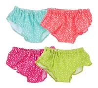 Didiseaon 4 Braguitas para Muñecas de 18 Pulgadas Ropa Interior Pequeña de Tela Ligera Colores Vivos y Diseño Compacto Accesorios para Muñecas de Juego y Decoración Pack de 4 Piezas