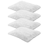 Didiseaon 4 Cojines de Fieltro para Fieltrar Aguja, Tamaño 15x12.5 Cm, Resistentes al Calor Desgaste, Base Portátil para Manualidades y Bricolaje en Hogar