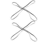 Didiseaon 4 Correas para Plato Giratorio de Vinilo, Correa de Transmisión de Caucho Elástico 5 MM X 290 MM, Accesorio de Reparación para Fonógrafos en Uso Doméstico y Profesional