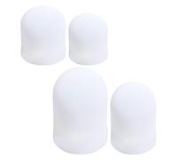Didiseaon 4 Cubiertas Difusoras de Silicona Tapa Redonda Antideslumbrante Efecto Luz de de Color para Linterna Accesorio Adecuado para Camping y Situaciones de Emergencia